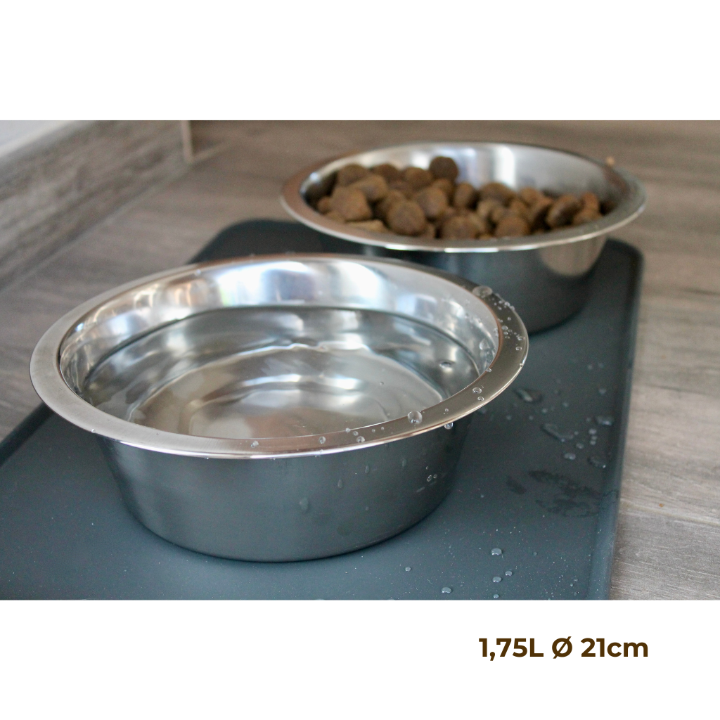 Gamelle en Acier Inoxydable - 4L Ø 28cm