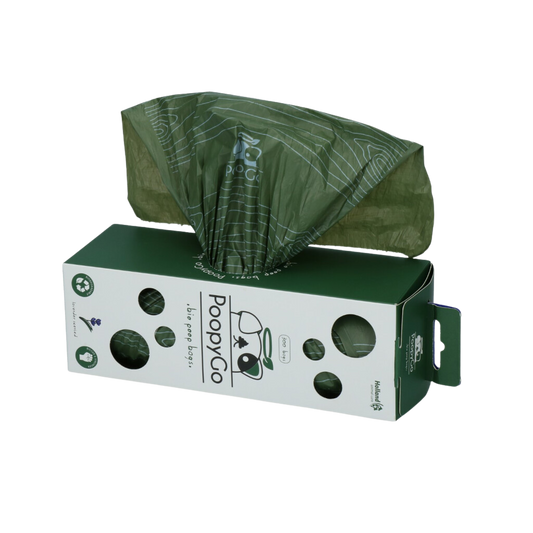 Sac à Kaka 💩 PoopyGo Bio-Dégradable 🌿 1 rouleau de 300 sachets