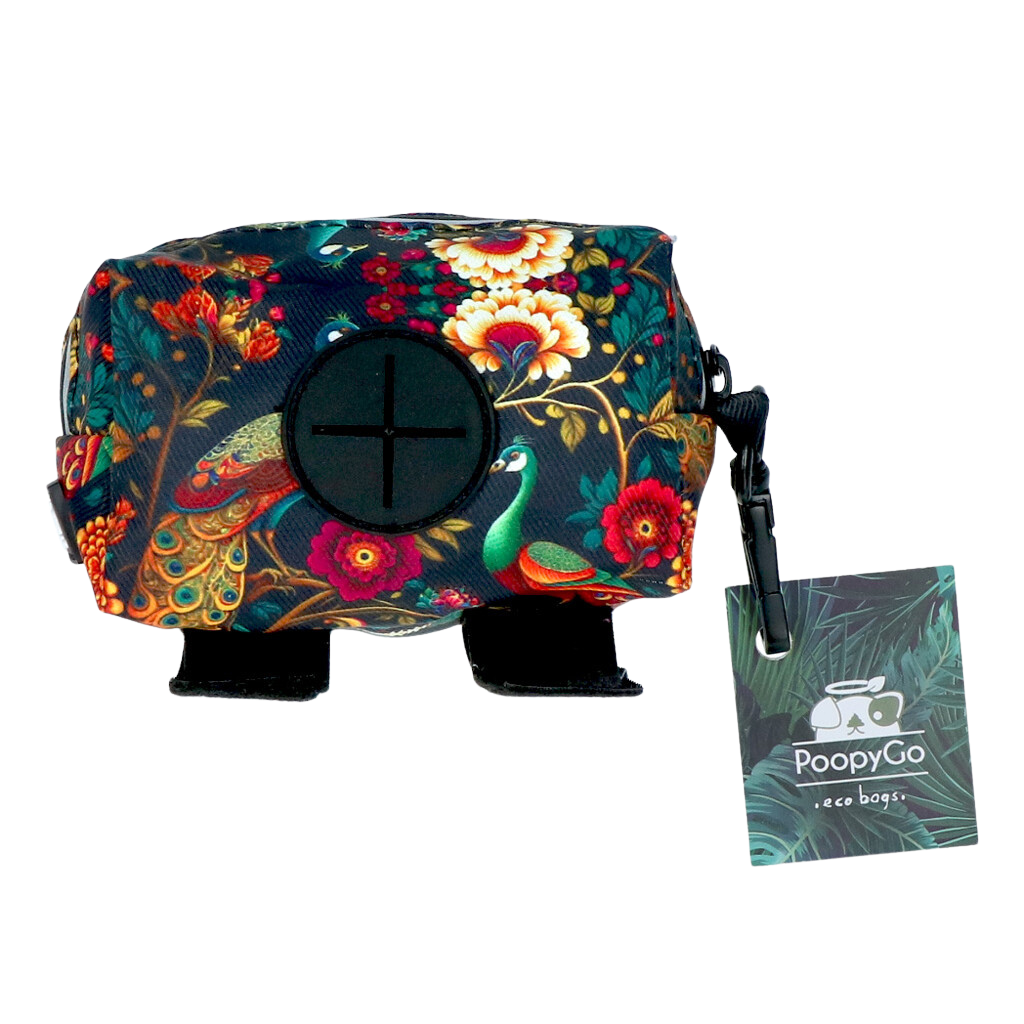 Distributeur de Sac Ă Kaka PoopyBag đ© - ImprimĂ© Paon Rouge đŠ