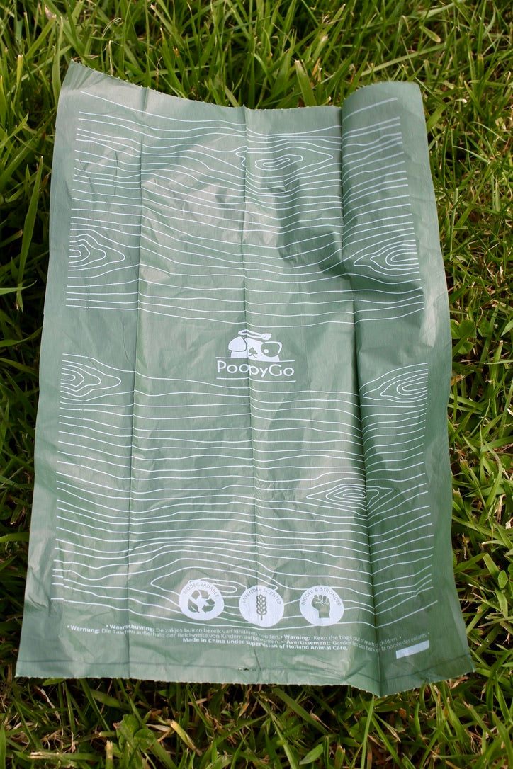 Distributeur de Sacs à Déjections PoopyGo 💩 avec 15 Sacs Biodégradables 🌿