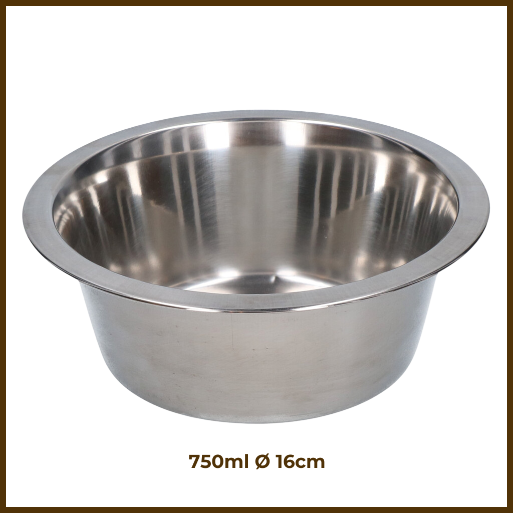 Gamelle en Acier Inoxydable - 750ml Ø 16cm