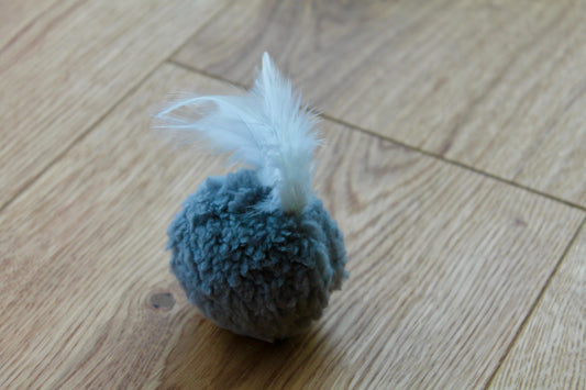 Boule de Neige Plumée - Jouet pour Chat
