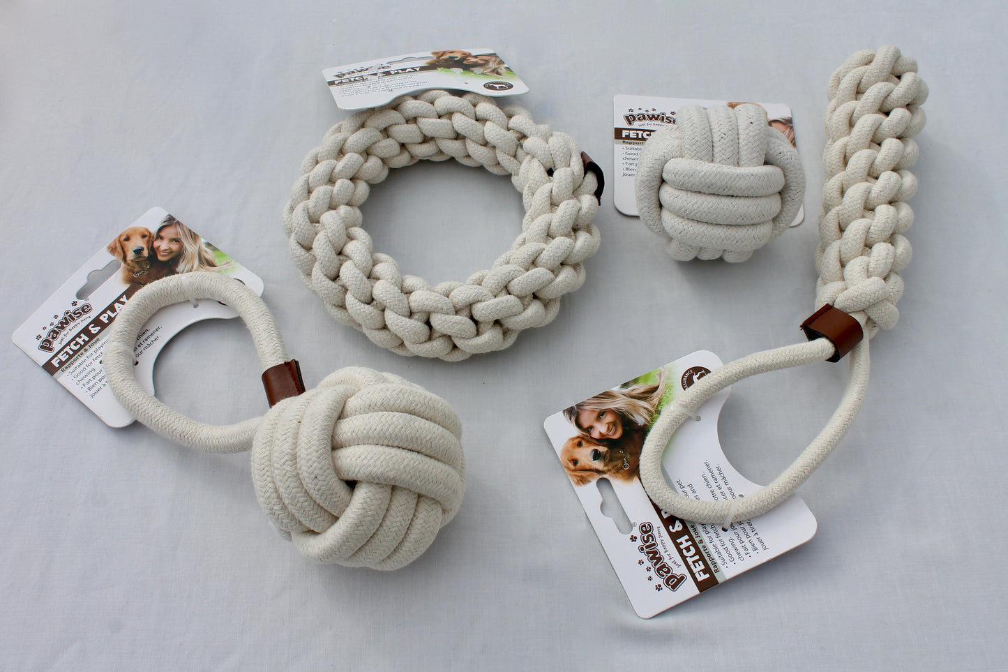 Balle avec Corde en Coton