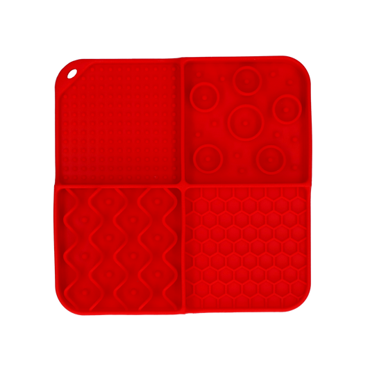 Tapis de Léchage 4 Mondes à Déguster - Rouge