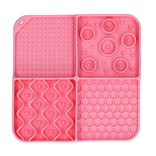 Tapis de Léchage 4 Mondes à Déguster - Rose