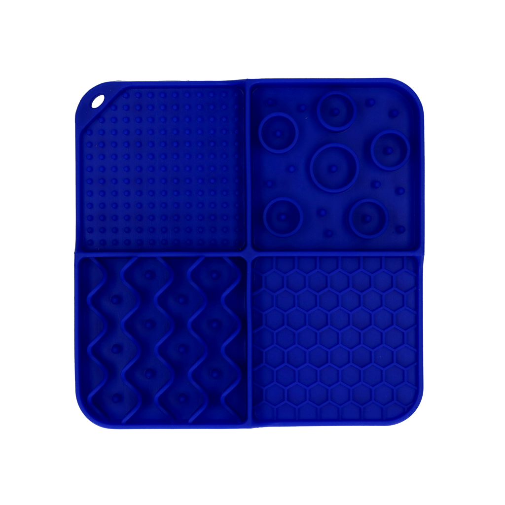 Tapis de Léchage 4 Mondes à Déguster - Bleu