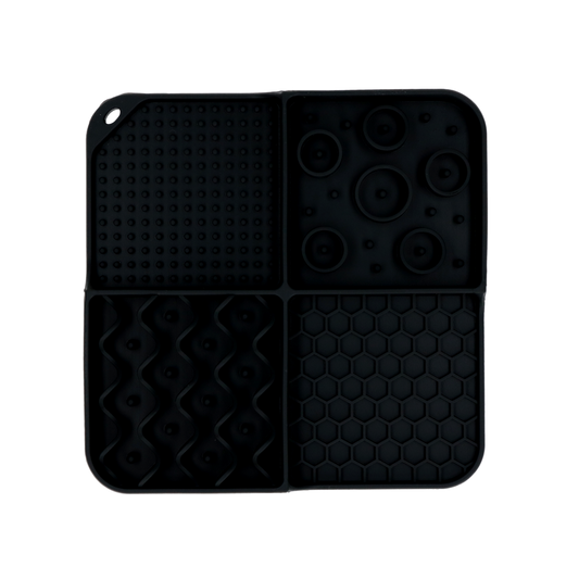 Tapis de Léchage 4 Mondes à Déguster - Gris foncé