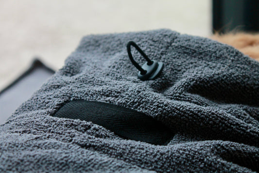 Peignoir Taille M en microfibre ultra-absorbante