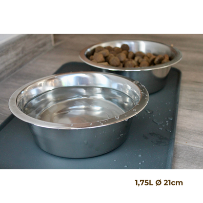 Gamelle en Acier Inoxydable - 4L Ø 28cm