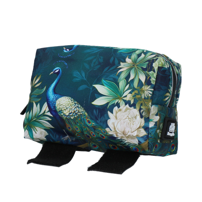 Distributeur de Sac à Kaka PoopyBag 💩 - Imprimé Paon Bleu 🦚