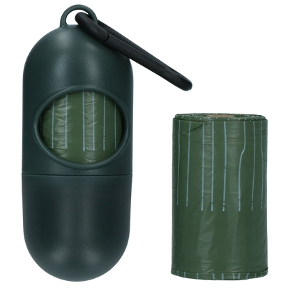 Distributeur de Sacs à Déjections PoopyGo 💩 avec 15 Sacs Biodégradables 🌿
