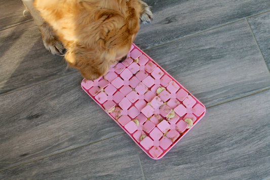 Tapis de Léchage Pétales de Fleurs Niveau difficile - Rose