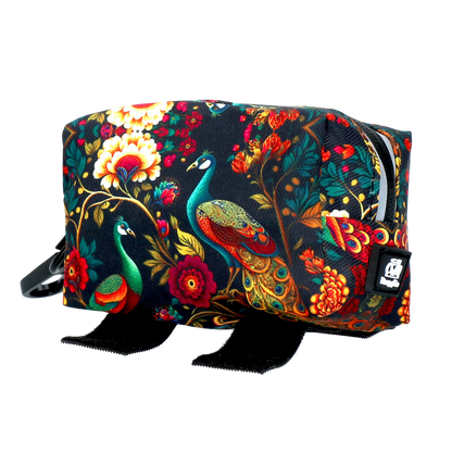 Distributeur de Sac à Kaka PoopyBag 💩 - Imprimé Paon Rouge 🦚