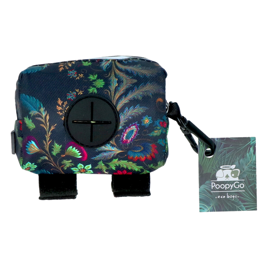 Distributeur de Sac à Kaka PoopyBag 💩 - Imprimé Forêt Tropicale 🌺