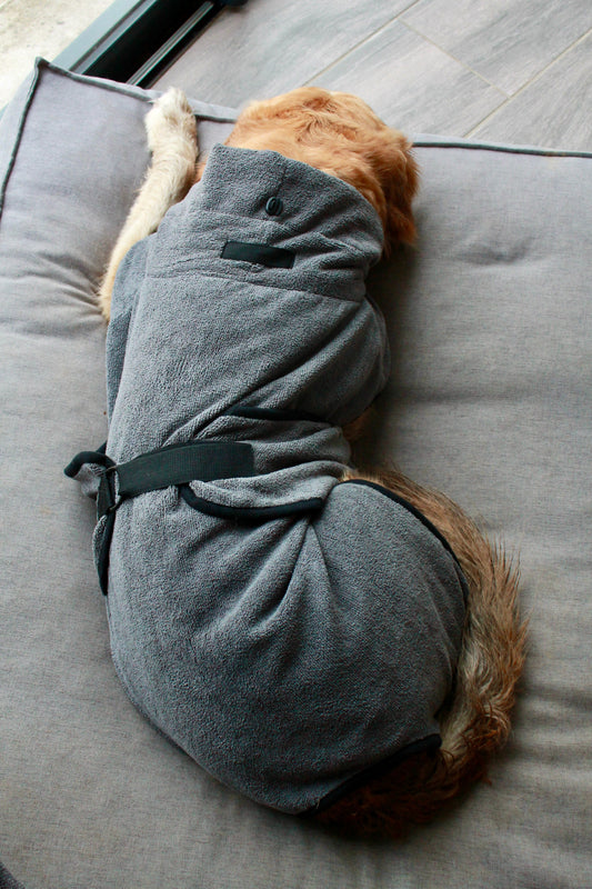 Peignoir Taille XL en microfibre ultra-absorbante