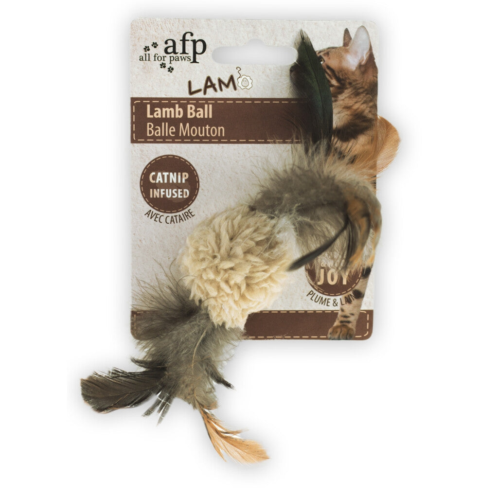 Boule de Neige Double Plume - Jouet pour Chat