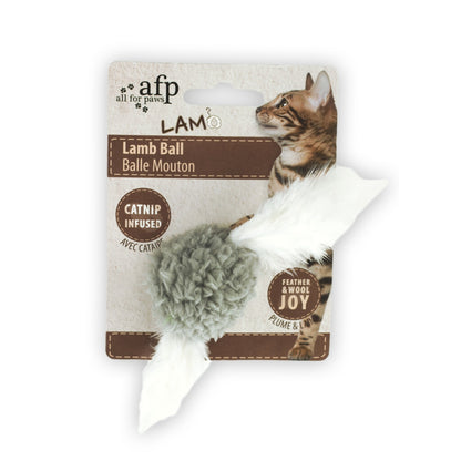 Boule de Neige Double Plume - Jouet pour Chat