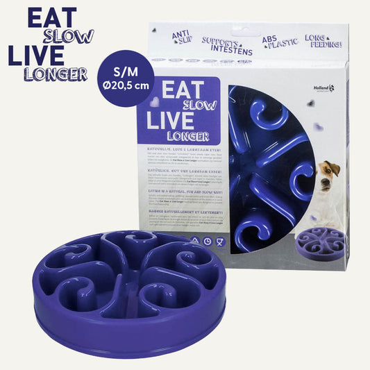 Gamelle Anti-Glouton - Taille S - Bleu