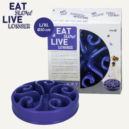 Gamelle Anti-Glouton - Taille L - Bleu