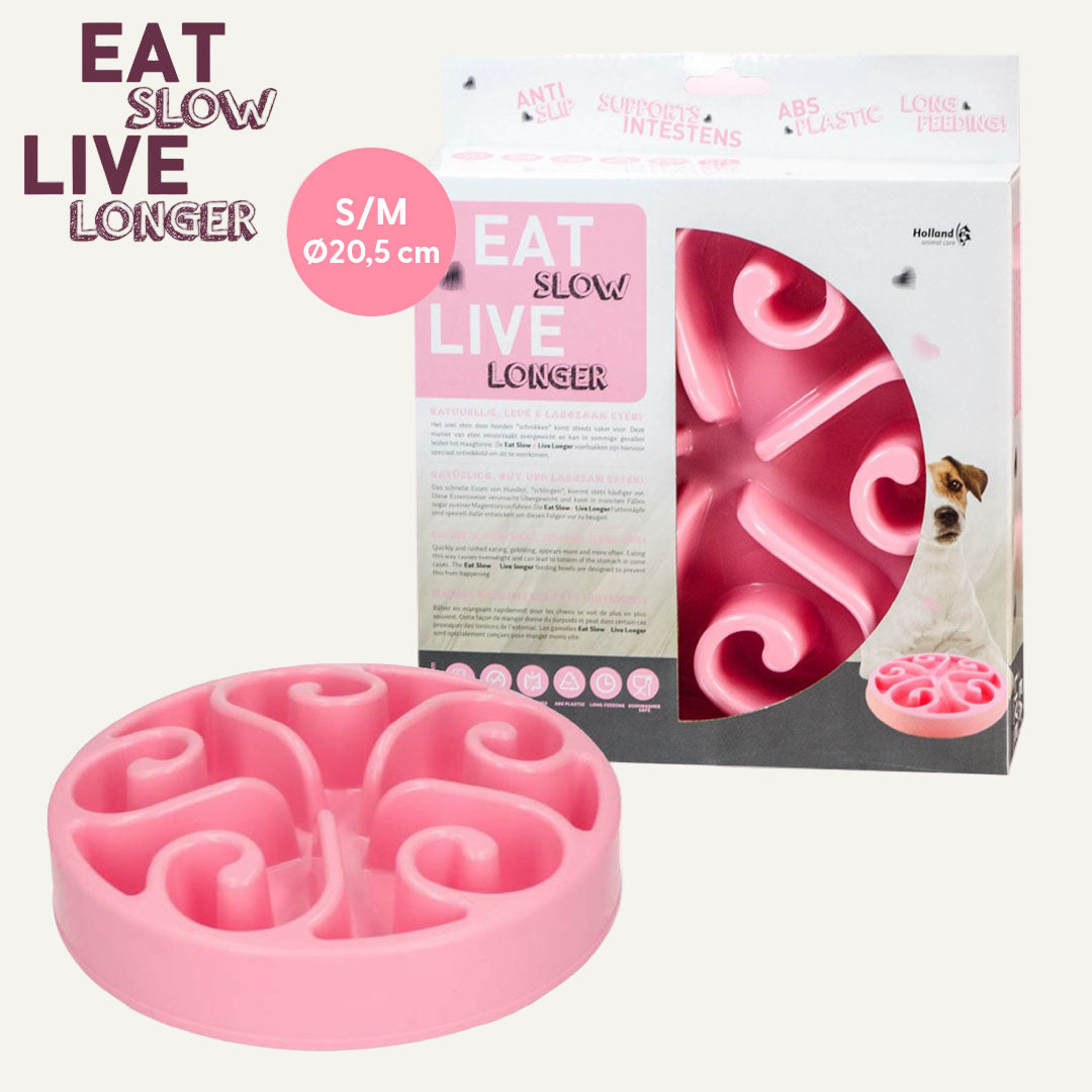 Gamelle Anti-Glouton - Taille S - Rose