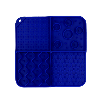 Tapis de Léchage 4 Mondes à Déguster - Bleu