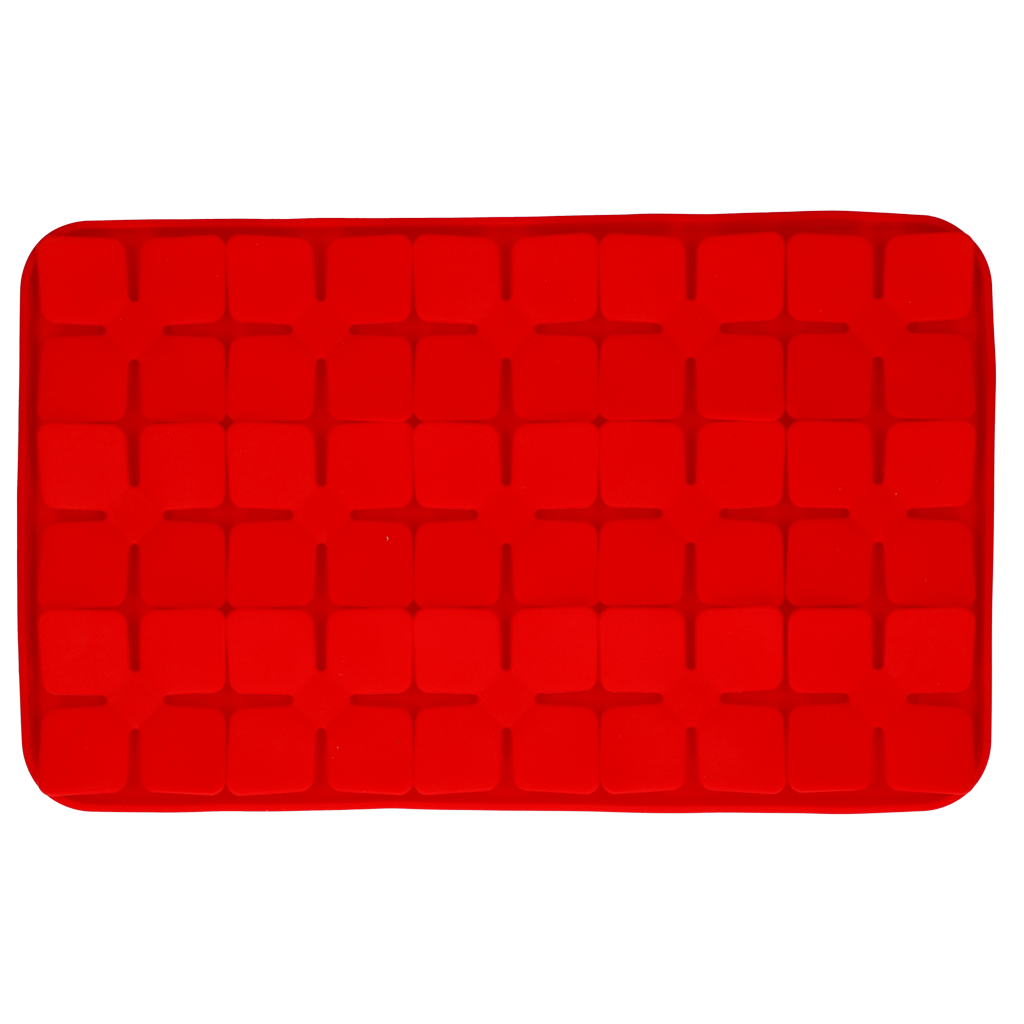 Tapis de Léchage Pétales de Fleurs Niveau difficile - Rouge