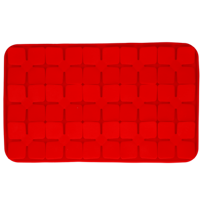 Tapis de Léchage Pétales de Fleurs Niveau difficile - Rouge