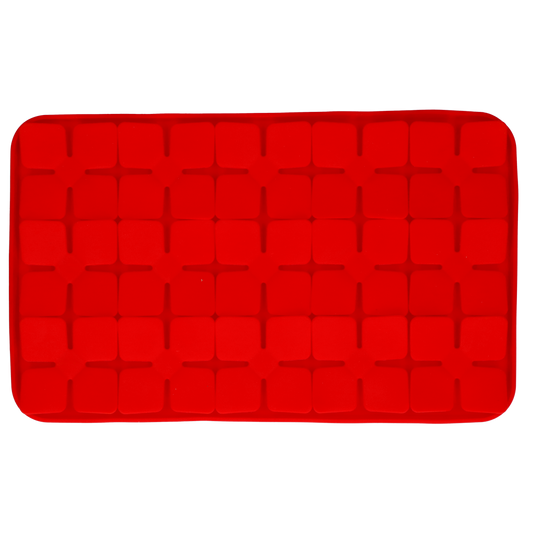 Tapis de Léchage Pétales de Fleurs Niveau difficile - Rouge