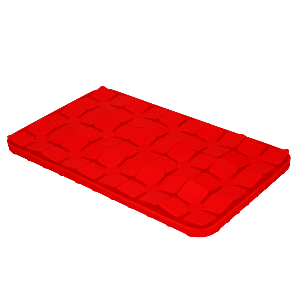 Tapis de Léchage Pétales de Fleurs Niveau difficile - Rouge