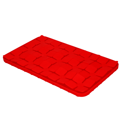 Tapis de Léchage Pétales de Fleurs Niveau difficile - Rouge