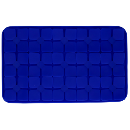 Tapis de Léchage Pétales de Fleurs Niveau difficile - Bleu