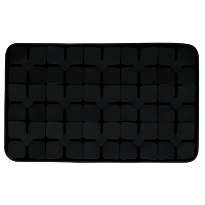 Tapis de Léchage Pétales de Fleurs Niveau difficile - Gris foncé