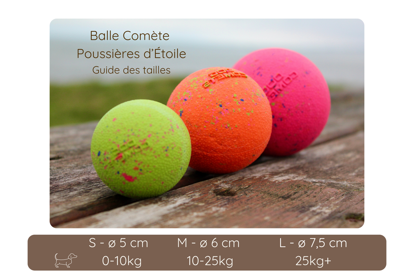 Balle Comète Poussières d'étoile Taille L