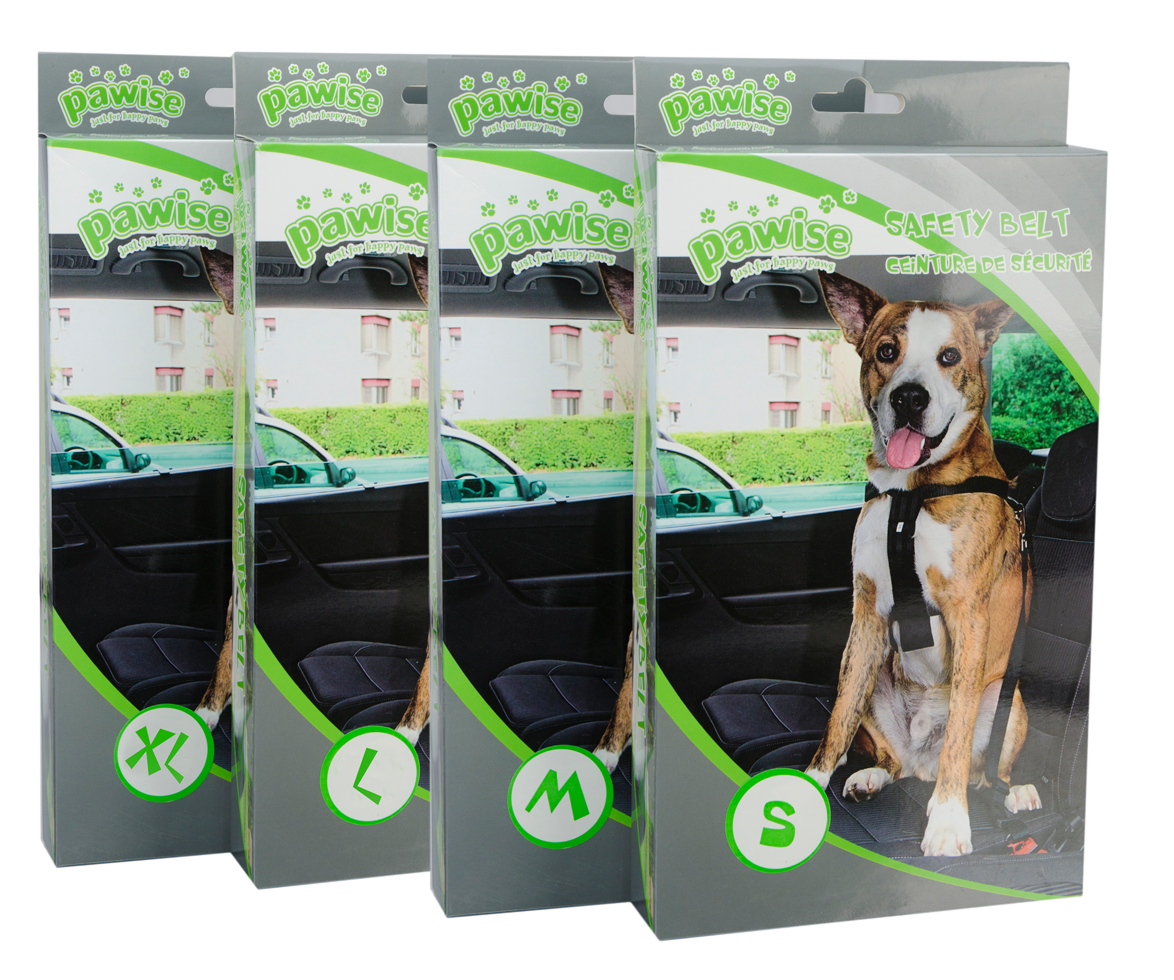 Harnais & Ceinture de Sécurité pour Chien en Voiture - en 3 tailles