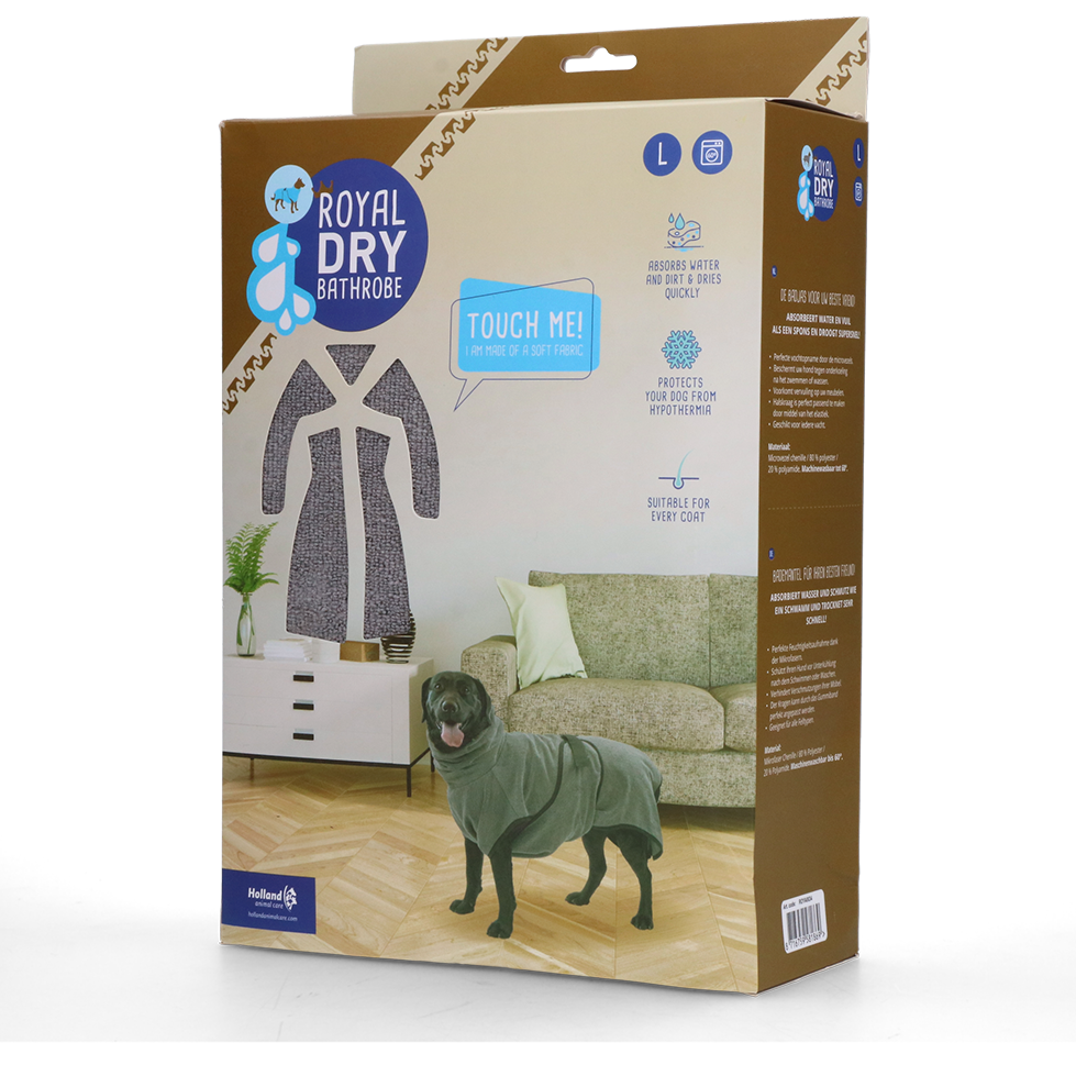 Peignoir Taille L en microfibre ultra-absorbante
