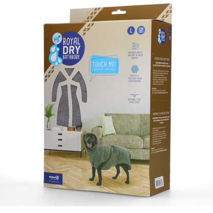 Peignoir Taille L en microfibre ultra-absorbante