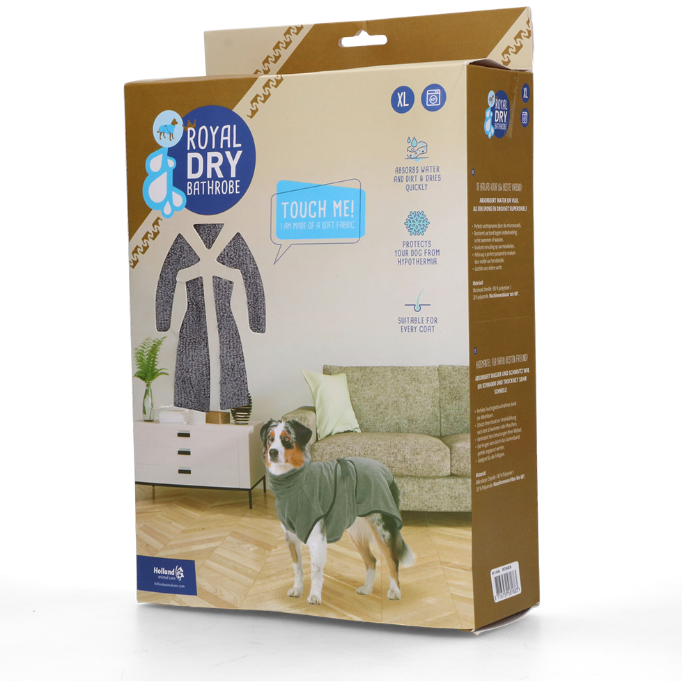Peignoir Taille XL en microfibre ultra-absorbante