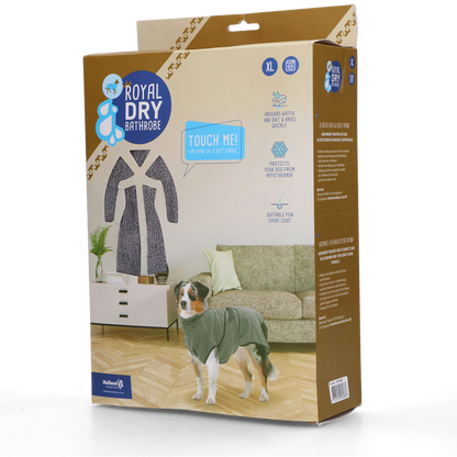 Peignoir Taille XL en microfibre ultra-absorbante
