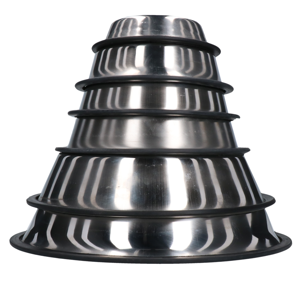 Gamelle en Acier Inoxydable antidérapante 450ml Ø 19cm